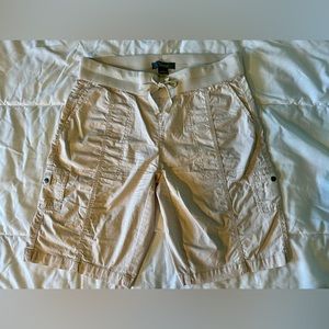 Ivory Cargo Bermuda Shorts